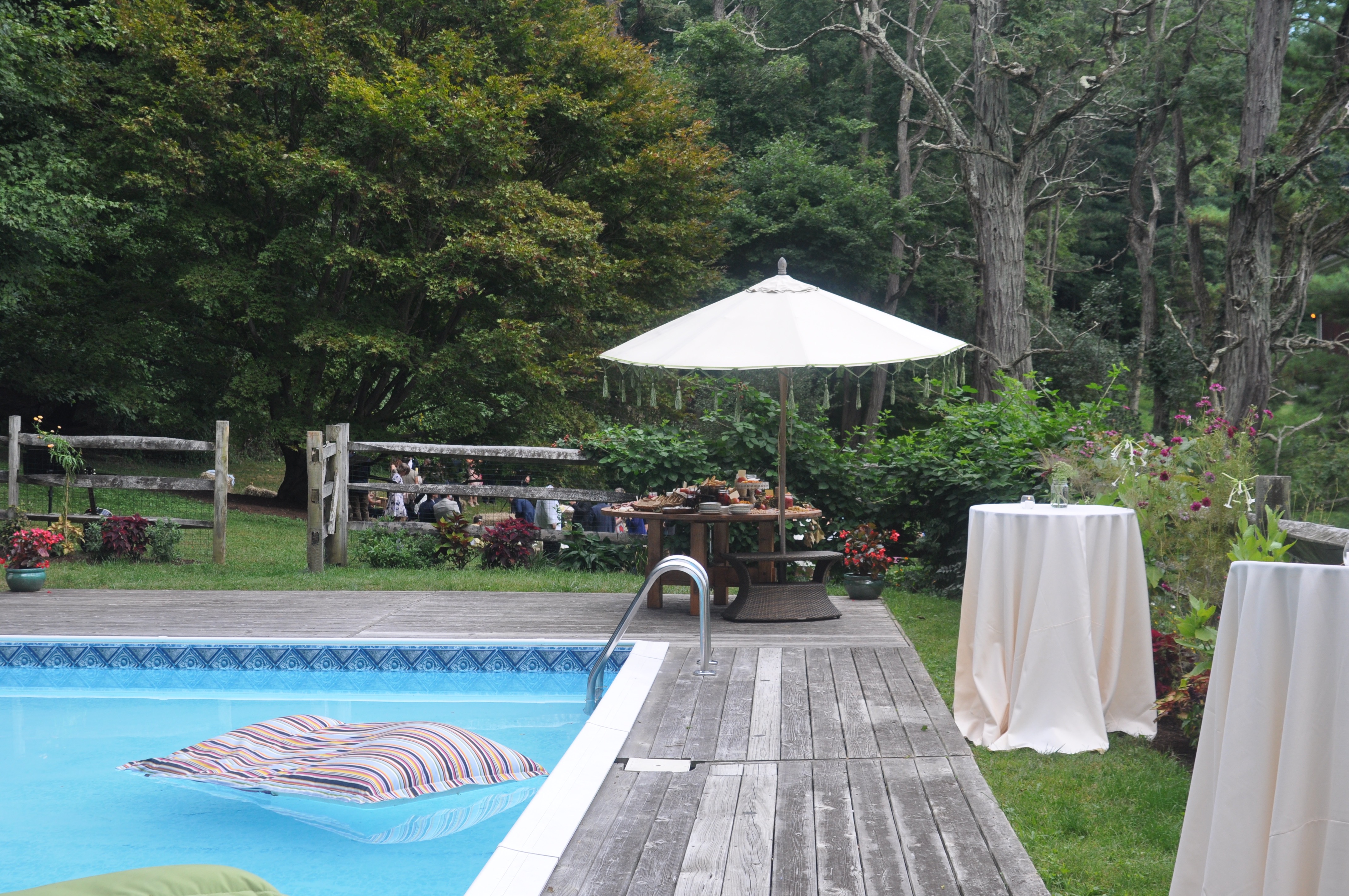 Cocktail hour by the pool