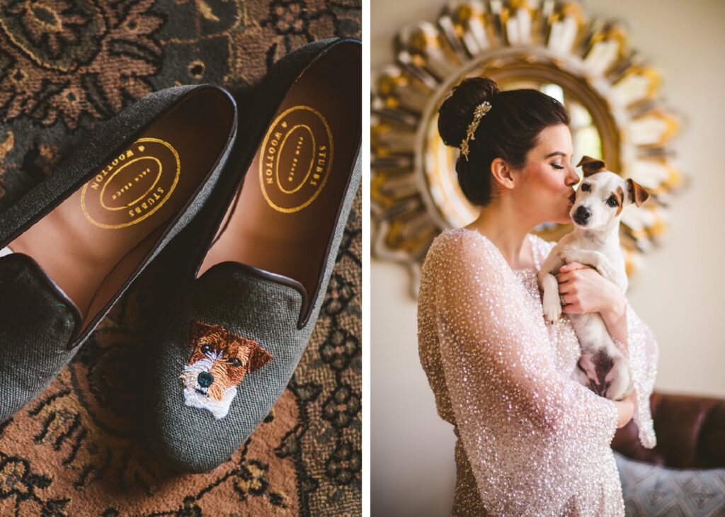 Darcy and their dog with Gunnar shoes 